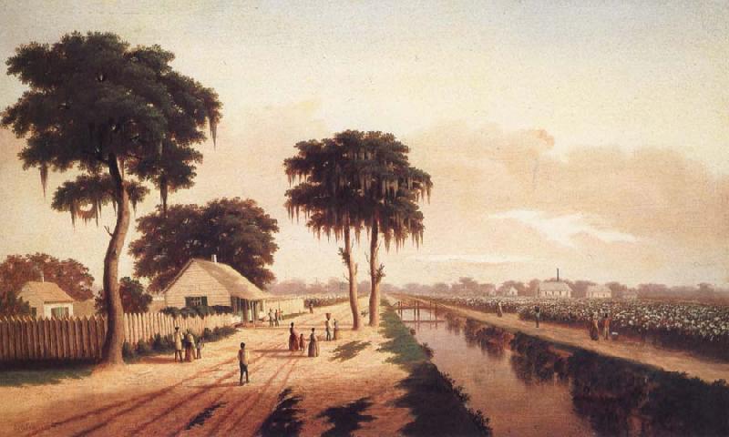 unknow artist Cotton Plantation oil painting image
